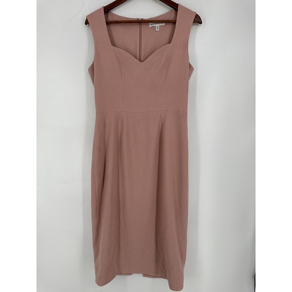 Dress The Population Elle Sheath Dress In Blush Size M $168 READ